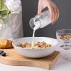 imageAmorArc Ceramic Cereal Bowls Set of 6 24 oz Handmade Stoneware Bowls Set for Cereal Soup Salad Stylish Kitchen bowls for Meal Dishwasher ampamp Microwave Safe Reactive GlazeCappuccinoReactive White