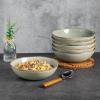 imageAmorArc Ceramic Cereal Bowls Set of 6 24 oz Handmade Stoneware Bowls Set for Cereal Soup Salad Stylish Kitchen bowls for Meal Dishwasher ampamp Microwave Safe Reactive GlazeCappuccinoReactive Glaze