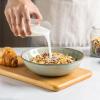 imageAmorArc Ceramic Cereal Bowls Set of 6 24 oz Handmade Stoneware Bowls Set for Cereal Soup Salad Stylish Kitchen bowls for Meal Dishwasher ampamp Microwave Safe Reactive GlazeCappuccinoReactive Glaze
