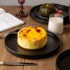 imageAmorArc Ceramic Dinner Plates Set of 6 100 Inch Matte Stoneware Plates for KitchenModern Flat Dinnerware Dishes SetMicrowaveampamp Dishwasher Safe Scratch Resistant Matte BlackMatte Black
