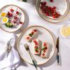 imageAmorArc Ceramic Dinner Plates Set of 6 105 Inch Handmade Reactive Glaze Stoneware PlatesLarge Rustic Shape Dinnerware Dish Set for Kitchen Microwave ampamp Dishwasher SafeScratch ResistantPearl WhitePearl White