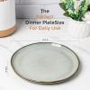 imageAmorArc Ceramic Dinner Plates Set of 6 105 Inch Handmade Reactive Glaze Stoneware PlatesLarge Rustic Shape Dinnerware Dish Set for Kitchen Microwave ampamp Dishwasher SafeScratch ResistantPearl WhiteGreen Wheat
