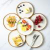 imageAmorArc Ceramic Dinner Plates Set of 6 105 Inch Handmade Reactive Glaze Stoneware PlatesLarge Rustic Shape Dinnerware Dish Set for Kitchen Microwave ampamp Dishwasher SafeScratch ResistantPearl WhitePearl White