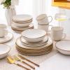 imageAmorArc Ceramic Dinner Plates Set of 6 105 Inch Handmade Reactive Glaze Stoneware PlatesLarge Rustic Shape Dinnerware Dish Set for Kitchen Microwave ampamp Dishwasher SafeScratch ResistantPearl WhitePearl White