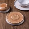 imageAmorArc Ceramic Dinnerware Sets Handpainted Plates and Bowls Set with Rustic Terracotta Underside Scratch Resistant Stoneware Dishes Set Dishwasher ampamp Microwave SafeWhite