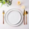 imageAmorArc Ceramic Dinnerware SetsHandmade Reactive Glaze Stoneware Plates and Bowls SetHighly Scratch Resistant  Dishwasher ampamp Microwave Safe Dishes SetService for 4 12pcReactive Color