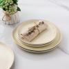 imageAmorArc Ceramic Dinnerware SetsHandmade Reactive Glaze Stonewre Plates and Bowls SetsHighly Chip and Crack Resistant  Dishwasher ampamp Microwave Safe Dishes SetService for 4 12pcIce Cream