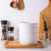 imageAmorArc Cereal Bowls Set of 6 for Kitchen 26oz Stoneware Soup Bowls Set for Cereal Soup Modern Kitchen Bowls for Meal Dishwasher ampampMicrowave Safe Reactive GlazeVintage white
