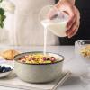 imageAmorArc Cereal Bowls Set of 6 for Kitchen 26oz Stoneware Soup Bowls Set for Cereal Soup Modern Kitchen Bowls for Meal Dishwasher ampampMicrowave Safe Reactive GlazeReactive Glaze