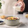 imageAmorArc Cereal Bowls Set of 6 for Kitchen 26oz Stoneware Soup Bowls Set for Cereal Soup Modern Kitchen Bowls for Meal Dishwasher ampampMicrowave Safe ReactiveColorReactive Glaze