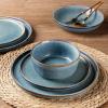 imageAmorArc Cereal Bowls Set of 6 for Kitchen 26oz Stoneware Soup Bowls Set for Cereal Soup Modern Kitchen Bowls for Meal Dishwasher ampampMicrowave Safe Reactive GlazeCeylon Blue