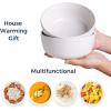imageAmorArc Cereal Bowls Set of 6 for Kitchen 26oz Stoneware Soup Bowls Set for Cereal Soup Modern Kitchen Bowls for Meal Dishwasher ampampMicrowave Safe Reactive GlazeVintage white