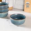 imageAmorArc Cereal Bowls Set of 6 for Kitchen 26oz Stoneware Soup Bowls Set for Cereal Soup Modern Kitchen Bowls for Meal Dishwasher ampampMicrowave Safe Reactive GlazeCeylon Blue