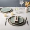 imageAmorArc Dinner Plates Set of 6 105 Inch Reactive Glaze Ceramic Plates Set Microwave Dishwasher Safe Scratch Resistant Modern Large Dinnerware Dishes Set Kitchen Stoneware PlatesReactive Glaze
