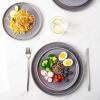 imageAmorArc Dinner Plates Set of 6 105 Inch Reactive Glaze Ceramic Plates Set Microwave Dishwasher Safe Scratch Resistant Modern Large Dinnerware Dishes Set Kitchen Stoneware PlatesReactive Color G
