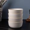 imageAmorArc Stoneware Cereal Bowls Set of 4 26oz Soup Bowls Set for Cereal Soup Snacks Modern Kitchen bowls for Meal Dishwasher ampampMicrowave Safe Matte BlackMatte Ivory