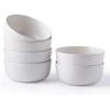 imageAmorArc Stoneware Cereal Bowls Set of 4 26oz Soup Bowls Set for Cereal Soup Snacks Modern Kitchen bowls for Meal Dishwasher ampampMicrowave Safe Matte BlackMatte White
