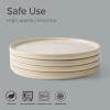 imageAmorArc Stoneware Dinner Plates Set of 4 105 Inch Reactive Matte Glaze Ceramic Plates Set Modern Dinnerware Dish set for Kitchen Microwave Dishwasher Safe Scratch ResistantMatte Ivory