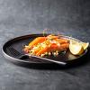 imageAmorArc Stoneware Dinner Plates Set of 4 105 Inch Reactive Matte Glaze Ceramic Plates Set Modern Dinnerware Dish set for Kitchen Microwave Dishwasher Safe Scratch ResistantMatte Black
