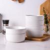 imageAmorArc Cereal Bowls Set of 6 for Kitchen 26oz Stoneware Soup Bowls Set for Cereal Soup Modern Kitchen Bowls for Meal Dishwasher ampampMicrowave Safe ReactiveColorVintage white
