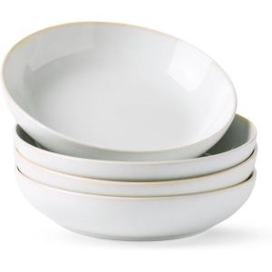 imageAmorArc 85 Large Ceramic Pasta Bowls Set 36oz Stoneware Bowls Set of 4 for Kitchen Reavtive Glaze BowlsMicrowave Dishwasher Safe for PastaSaladOatmeal BlueReactive Color