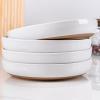 imageAmorArc 875 Large Ceramic Pasta Bowls 38oz Handpainted Stoneware Bowls Set of 4 MicrowaveampampDishwasher Safe Bowls with Rustic Terracotta Underside for Pasta Salad WhiteWhite