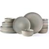 imageAmorArc Ceramic Dinnerware Sets for 4Round Reactive Glaze Stoneware Plates and Bowls SetHighly Scratch Resistant Dishware  Dishwasher ampamp Microwave Safe Dishes SetService for 4 12pcReactive Glaze