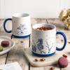 imageAmorArc Large Coffee Mugs Set of 6 18oz Ceramic Coffee Cups with Sea Life Textured Patterns for Tea Latte Cocoa Easy to HoldampampClean DishwasherampampMicrowave Safe Matt WhiteMatte White