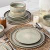 imageAmorArc Ceramic Dinnerware Sets Handmade Reactive Glaze Stoneware Plates and Bowls SetsHighly Chip and Crack Resistant  Dishwasher ampamp Microwave Safe Dishes Set Service for 4 12pcReactive Glaze