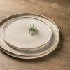 imageAmorArc Ceramic Dinnerware Sets Handmade Reactive Glaze Stoneware Plates and Bowls SetsHighly Chip and Crack Resistant  Dishwasher ampamp Microwave Safe Dishes Set Service for 4 12pcCappuccino