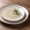 imageAmorArc Ceramic Dinnerware Sets for 4 12 Pieces Handpainted Stoneware Plates and Bowls Set Scratch Resistant Dishes Set Dishwasher ampamp Microwave Safe Reactive ColorCappuccino