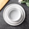 imageAmorArc Ceramic Dinnerware Sets for 4Stoneware Plates and Bowls SetsChip and Crack Resistant  Dishwasher ampamp Microwave Safe Ceramic DishesService for 4 12pcWhiteWhite