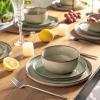 image:imageAmorArc Ceramic Plates Set of 6 85 Inch Reactive Glaze Stoneware Dessert Salad Appetizer Small Dinner Plates Microwave Dishwasher Safe Scratch Resistant Dishes Set for KitchenReactive Glaze