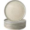 image:imageAmorArc Ceramic Plates Set of 6 85 Inch Reactive Glaze Stoneware Dessert Salad Appetizer Small Dinner Plates Microwave Dishwasher Safe Scratch Resistant Dishes Set for KitchenReactive Glaze