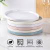 image:imageAmorArc Ceramic Dinnerware Sets for 4 12 Pieces Handpainted Plates and Bowls Set with Rustic Terracotta Underside Scratch Resistant Stoneware Dishes Set Dishwasher amp Microwave SafeModernColorful