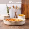 image:imageAmorArc Ceramic Pie Pan for Baking 95 Inches Pie Plate for Apple Pie Deep and Fluted Round Baking Dish 57 Ounce Fluted Pie Dish Quiche Pan Pot Pies Tart Pan for Kitchen Cooking Roasting Lasagna