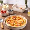 image:imageAmorArc Ceramic Pie Pan for Baking 95 Inches Pie Plate for Apple Pie Deep and Fluted Round Baking Dish 57 Ounce Fluted Pie Dish Quiche Pan Pot Pies Tart Pan for Kitchen Cooking Roasting Lasagna