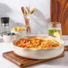 image:imageAmorArc Ceramic Pie Pan for Baking 95 Inches Pie Plate for Apple Pie Deep and Fluted Round Baking Dish 57 Ounce Fluted Pie Dish Quiche Pan Pot Pies Tart Pan for Kitchen Cooking Roasting Lasagna